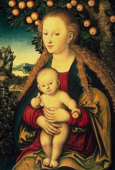 Virgin and Child under an Apple Tree